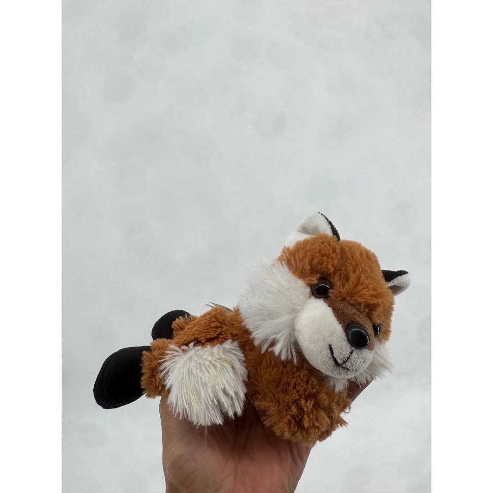 Wild Republic Red Fox Plush Stuffed Animal K&M International Brown White Small